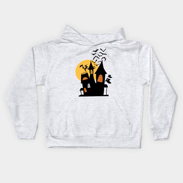 An old house full of memories Kids Hoodie by dois.noil